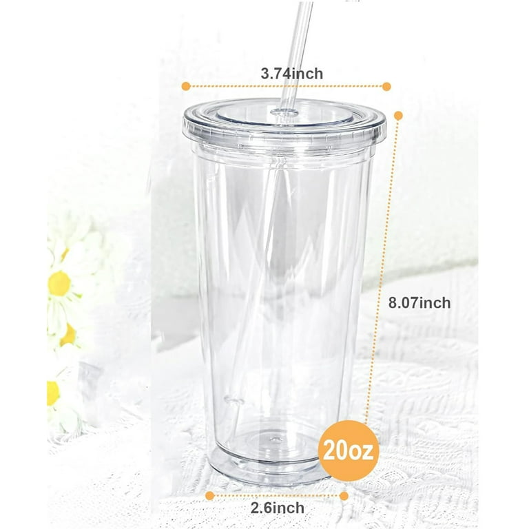 10 ounce acrylic drinking glasses Acrylic Highball Glasses [Set of 10] Clear Tall Bar Glass - Drinking G main image 1