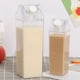 thumbnail image 4 of ¡Descuento del Día!, Botella de agua de cartón de leche Botella de leche transparente Botella de plástico transparente portátil 2 piezas Akmoler, 4 of 9