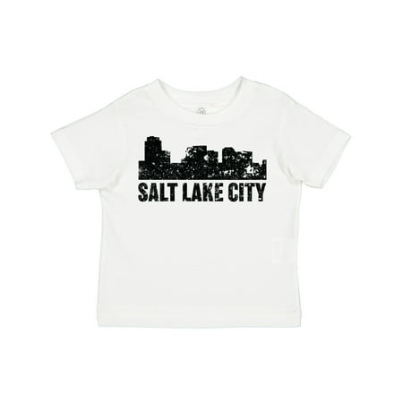 

Inktastic Salt Lake City Skyline Grunge Gift Toddler Boy or Toddler Girl T-Shirt