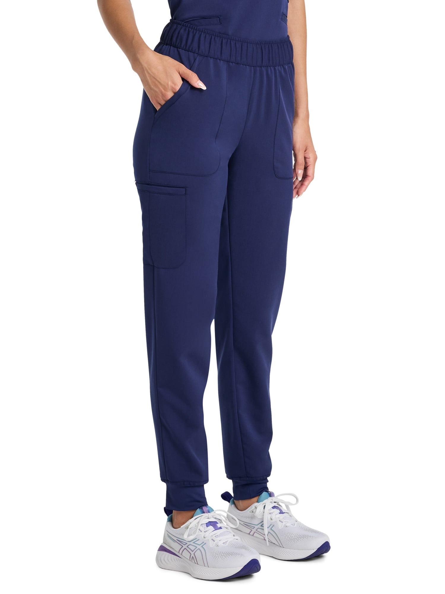 Scrubstar Ultimate Women’s Petite Antimicrobial Cargo Jogger Scrub Pant, Sizes XS–XL