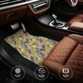 thumbnail image 4 of Uemuo Car Floor Mats - Lavender Flowers Pattern Carpet Floor Mats for Cars, Auto Accessories Front & Rear Car Floor Foot Mat Sets of 4 Pieces, 4 of 6