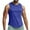 Purple, variant on CHGBMOK Mens Tank Tops Fashionable Solid Color Sleeveless Mesh Breathable Sports Top Sizes M-3XL