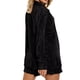 thumbnail image 4 of SAYOO , conjunto de ropa informal de 2 uds para mujer, camisas de manga larga fruncidas de color sólido con botones y pantalones cortos, traje SAYOO casual, 4 of 7