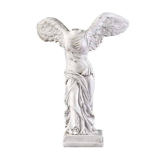 Escultura de resina HomylResin, figuras de estatuas, estilo europeo, decoración retro para Blanco Medio