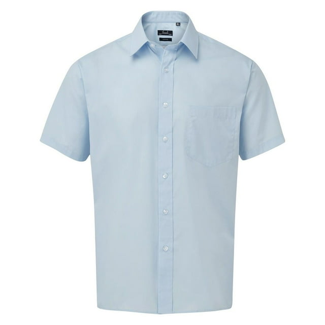 Premier Chemise Popeline à Manches Courtes pour Hommes