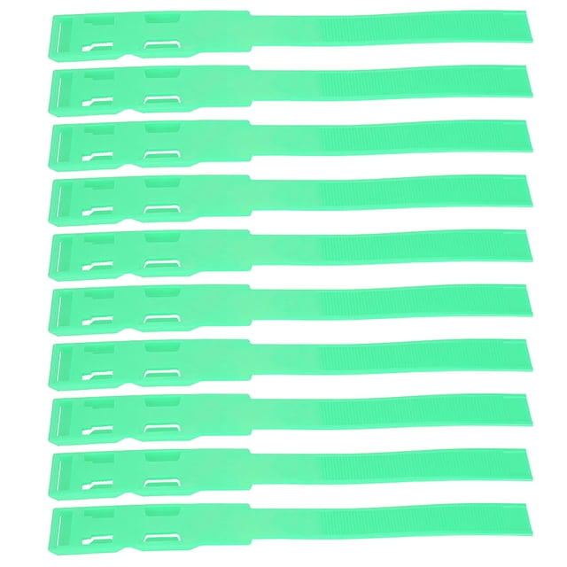 Colors Identification ID Collars, Cattle Identification Ring Premium Plastic Materials Cattle Foot Ring Outdoor Farm Accessory For Farm Livestock Green