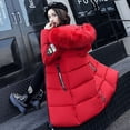 thumbnail image 5 of Chaqueta de algodón de invierno, chaqueta de mujer, chaqueta de algodón de plumón de talla grande para mujer, chaqueta de mujer de largo medio, 5 of 5