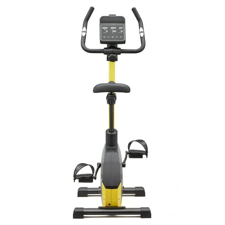 Reebok Fitness Delta FR30 Exercise Bike, Yellow, Indoor Upright