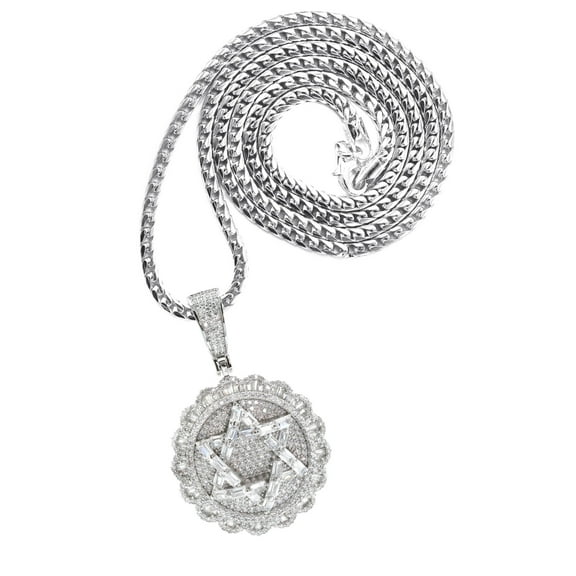 Silver Star of David Necklace | 30 Grams