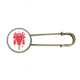 thumbnail image 1 of Broche de Metal antiguo Linterna tradicional china Patrón rojo, 1 of 3