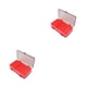 thumbnail image 4 of Caja de almacenamiento de herramientas de pesca Kearding Color sólido Compartimento múltiple Rojo 2Conjunto, 4 of 6
