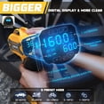 thumbnail image 2 of Compresor de aire inflador de neumáticos LIVOWALNY, batería máxima de 20 V, 160 psi, 2 of 7