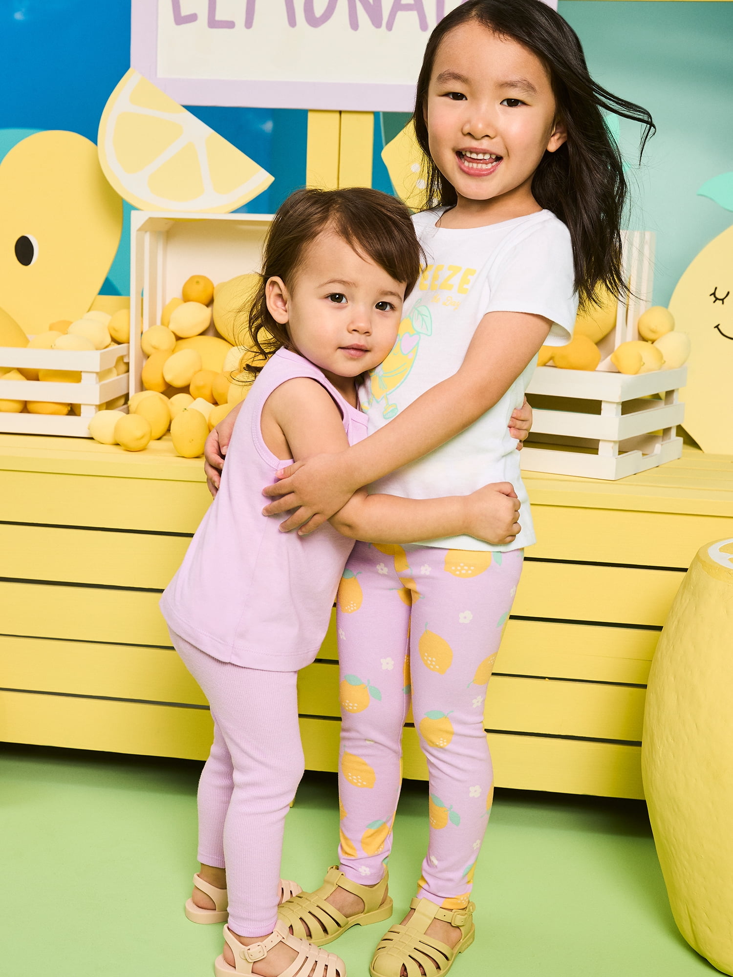 Garanimals Newborn, Baby & Toddler Girl Cotton Pull-on Leggings, Sizes 0M–6T, Single & 3-pack