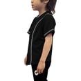 thumbnail image 2 of Lappel Kids Baseball Button Down Jersey League Sports Team Uniforms Size 12 Month to 10 Years Short Sleeve Athletic Sports Tee Shirts Made in USA, 2 of 4