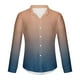 thumbnail image 4 of Blusa y camisa de manga larga con cuello vuelto para hombre, estilo casual, a la moda, con botones estampados, blusa de manga larga con cuello vuelto, camisetas de poliéster para hombre, 4 of 5