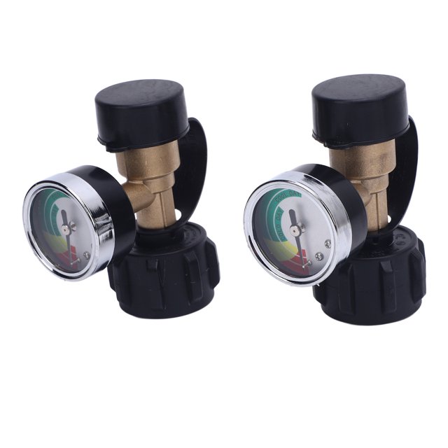 RV Gas Pressure Gauge, Gas Tank Gauge Level Indicator Easy To Read for 5lb To 40lb Gas Tank
