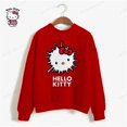 thumbnail image 1 of Sudaderas de mujer 2024, suéteres coreanos dulces de cuello redondo, sudaderas gruesas de otoño HELLO KITTY, sudaderas holgadas de color caramelo, ropa de mujer y2k, 1 of 5