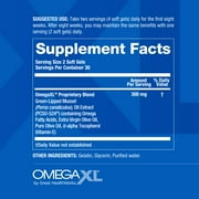 OmegaXL Powerful Joint and Muscle Support Supplement 60 Count (2 Pack) & TurmericXL Healthy Inflammatory Response Supplement (30 Count)
