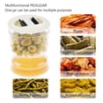thumbnail image 3 of Tarro de reloj de arena para pepinillos y aceitunas, tarro de pepinillos separado de húmedo y seco, tarro de pepinillos con colador para almacenamiento hermético de alimentos, 3 of 5