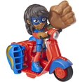 thumbnail image 2 of Hasbro Marvel Spidey and His Amazing Friends Ms. Marvel Action Figure and Embiggen Bike Vehicle, Preschool Toy for Kids Ages 3 and Up, 2 of 9