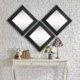 thumbnail image 4 of Rayne Mirrors Rayne Black Satin Wide Square Wall Mirror Set, 4 of 5