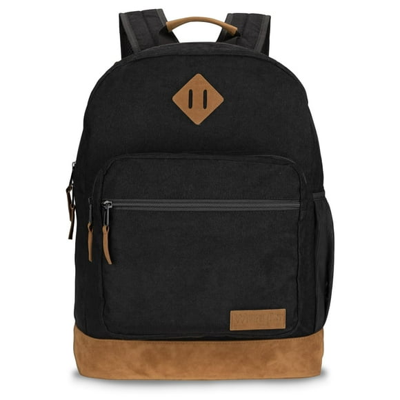 Mochila Wrangler Yellowstone robusta y resistente al agua negra