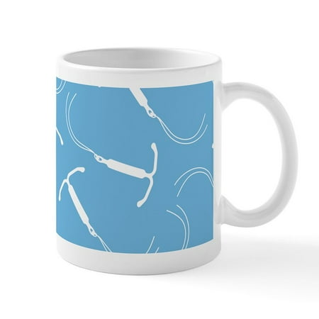 

CafePress - IUD Pattern Mug - 11 oz Ceramic Mug - Novelty Coffee Tea Cup