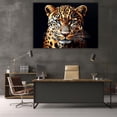 thumbnail image 5 of Mudket Leopard Canvas Wall Art, Framed Wild Animal Print Wall Decor for Men's Living Room Office, Trendy Cheetah Wall Art Ready to Hang - 12"L x 8"W, 5 of 10