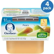 Gerber 1st Foods Baby Foods Pears (Pack of 4)