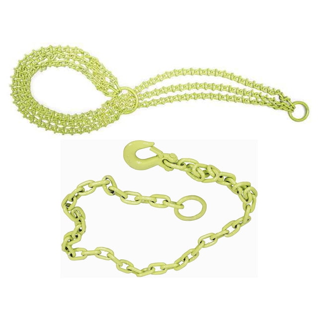 Brush Grubber HD Shrub Clump Tree Grabber Metal Chain Bundle (2)