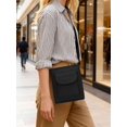thumbnail image 7 of Gustave Shoulder Bags for Women Lightweight Casual Crossbody Purses and Handbags Phone Bag Nylon Water-Resistant Trendy Small Messenger Bag for Travel Work, Black, 7 of 7