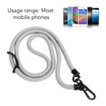 thumbnail image 3 of Phone Lanyard, 10mm Metal Polyester Cell Phone Lanyard Adjustable Shoulder Strap Around Neck Strap For Most Smartphones, 3 of 8