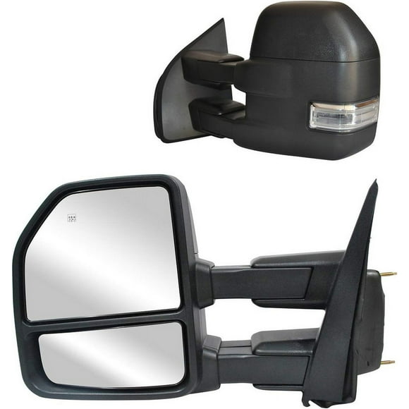 Tecman Towing mirrors for Ford F150 2015 - 2020 22 Pins plug black