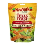 New York Bakery Texas Toast Chipotle Cheddar Tortilla Strips, 4.5 oz. Pouch