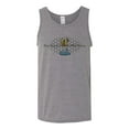 thumbnail image 2 of Wild Bobby, Ford Cobra Powered Honeycomb Grill, Cars and Trucks, Men Graphic Tank Top, Heather Grey, Small, 2 of 4