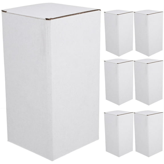 MIPCASE 10Set Corrugated Paper Wine Bottle Carrying Box for Small Packing Boxes