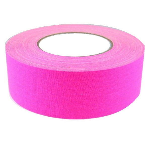 2" x 50 YARDS FULL ROLL GAFFERS TAPE - FLORESCENT PINK
