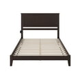thumbnail image 6 of AFI Nantucket Queen Low Profile Wood Platform Bed Frame with Cottage Headboard, Espresso, 6 of 7