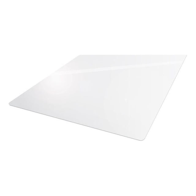Pemberly Row Plastic Rect Chair Mat for Carpets Clear Size 35 x 47 inch
