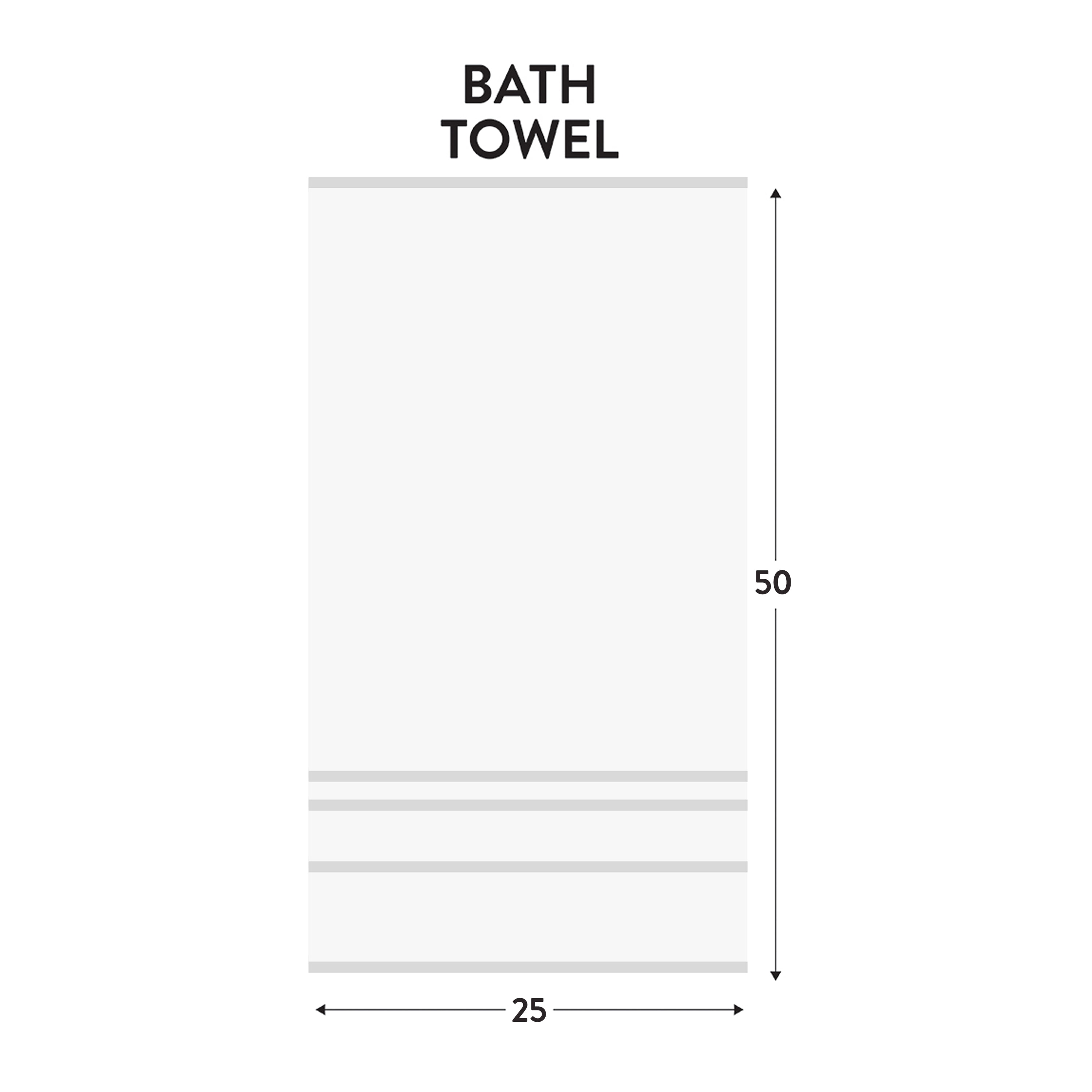 True Hue Bleach Safe Bath Towel, White