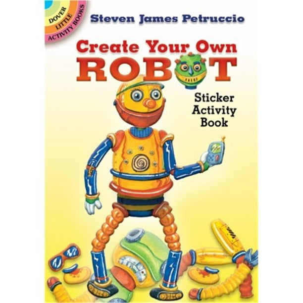 Dover 466738 Publications Dover-créez Vos Propres Autocollants de Robot