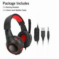 thumbnail image 5 of Computer Stereo Gaming Headphones Deep Bass Game Earphone Headset with Mic LED Light,Green, 5 of 8