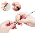 thumbnail image 5 of Professional Half Moon Nail File 100/180 Grit Nail Nail Buffer Removal Nail Shaping Polish Tool Sanding File C4m0 Block Manicure, 5 of 5