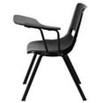 thumbnail image 5 of Flash Furniture Black Ergonomic Shell Chair with Left Handed Flip-Up Tablet Arm, 5 of 6