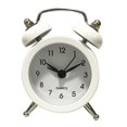 thumbnail image 2 of Despertador Zulema Reloj despertador de escritorio campana gemela blanco, 2 of 5