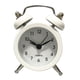 thumbnail image 2 of Despertador Zulema Reloj despertador de escritorio campana gemela blanco, 2 of 5