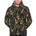 thumbnail image 4 of Hoodies for Men - golden anchor chain navyblue Long Sleeve Comfrt Men'S Fashion Hoodies & Sweatshirts, Sweatshirts for Men Hoodies Pullover Clothing Clothes with Pouch, 4 of 7