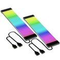 thumbnail image 1 of Flexible RGB LED Light Strip Bar ARGB Board Cover For Computer Power Supply ATX 24PIN GPU Video Card Cables And Case Black Kit B Light Strip, 1 of 6