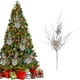 thumbnail image 1 of Recortes De Plástico Ramas navideñas largas de 76 cm con polvo dorado, bayas y lentejuelas para decoración de fiestas navideñas (1 unidad) Rkxzt, 1 of 9