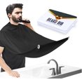 thumbnail image 1 of ztarraum Babero para Barba Delantal para Barba Reúna Barba Afeitado y Recorte Paño de Aseo Antiadherente con 2 Ventosas El Mejor Regalo para Hombres Regalo del día de San Valentín, 1 of 5